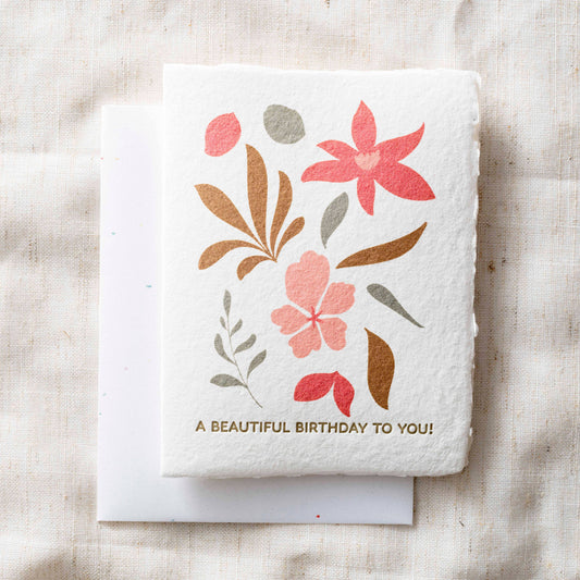 Beautiful Birthday | Eco-Friendly Fair Trade Greeting Card